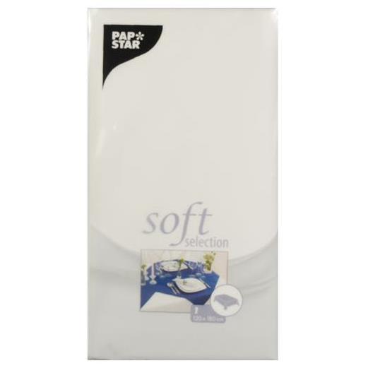 PAPSTAR Nappe 'soft selection', blanc