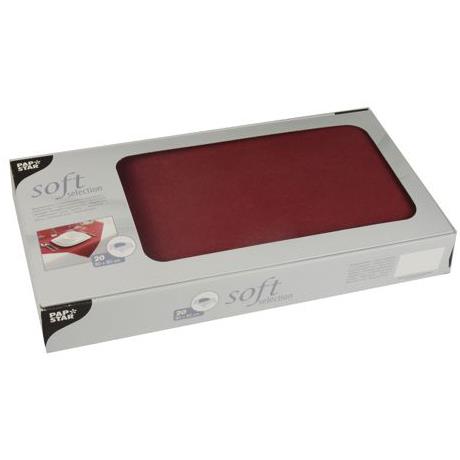 PAPSTAR Surnappe 'soft selection', bordeaux