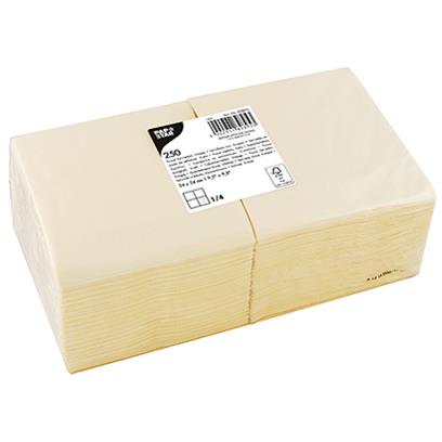 PAPSTAR Serviette cocktail, 240 x 240 mm, 3 couches, bleu