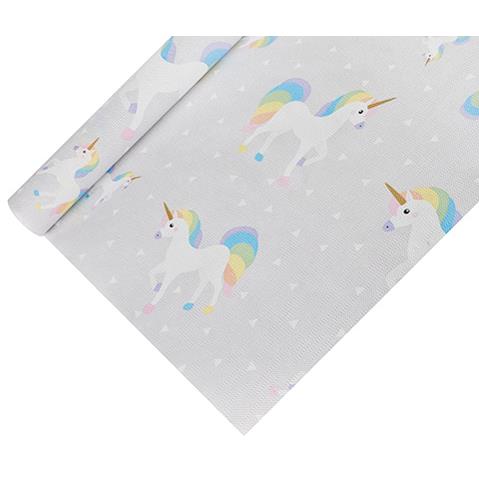 PAPSTAR Nappe  motif 'licorne', laqu, en papier