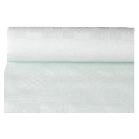 PAPSTAR Nappe damass�e, (l)1,2 x (L)50 m, blanc