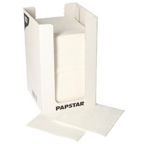 PAPSTAR Serviette cocktail 'PUNTO', 200 x 200 mm, blanc