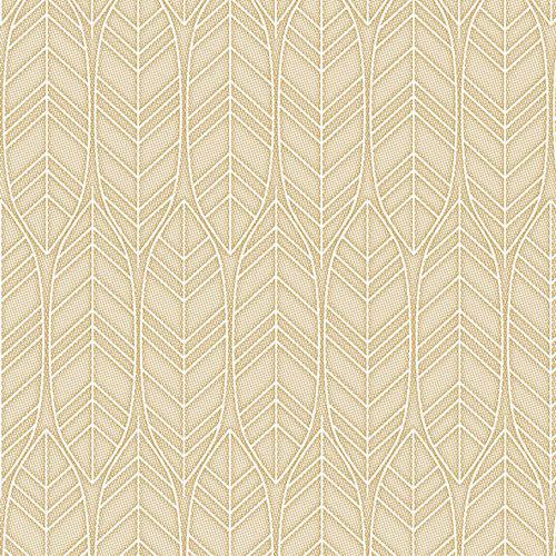 PAPSTAR Serviettes 'ROYAL Collection Leaves', sable