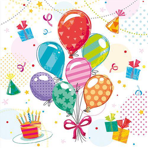PAPSTAR Serviette  motif 'Fte', 330 x 330 mm