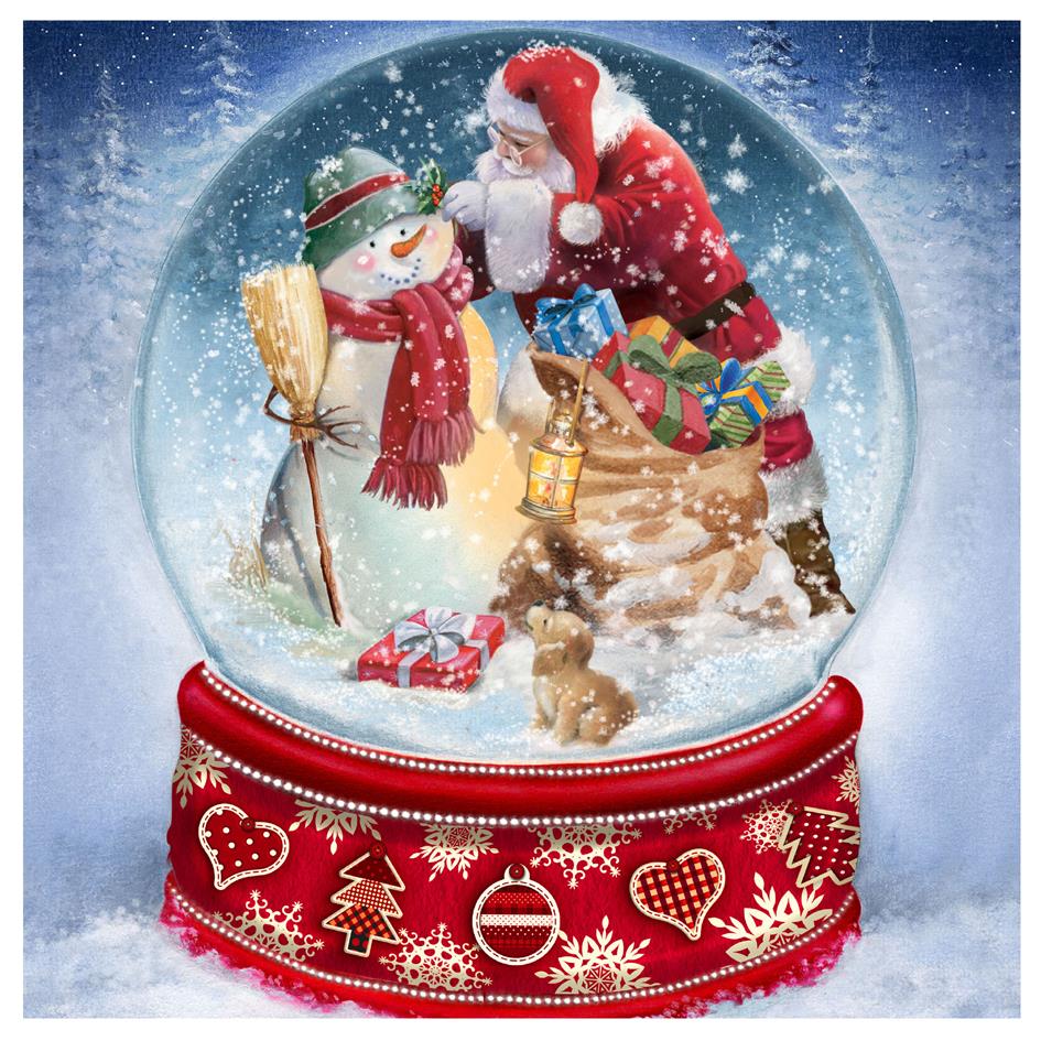 PAPSTAR Serviette  motif de Nol 'Holy Night'