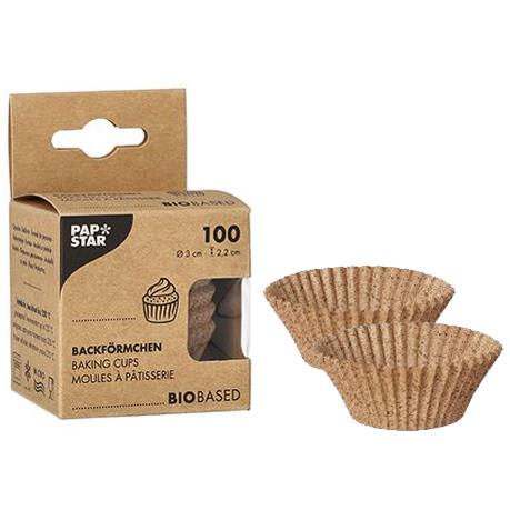 PAPSTAR Moule  ptisserie, coques de cacao, 30 mm, naturel