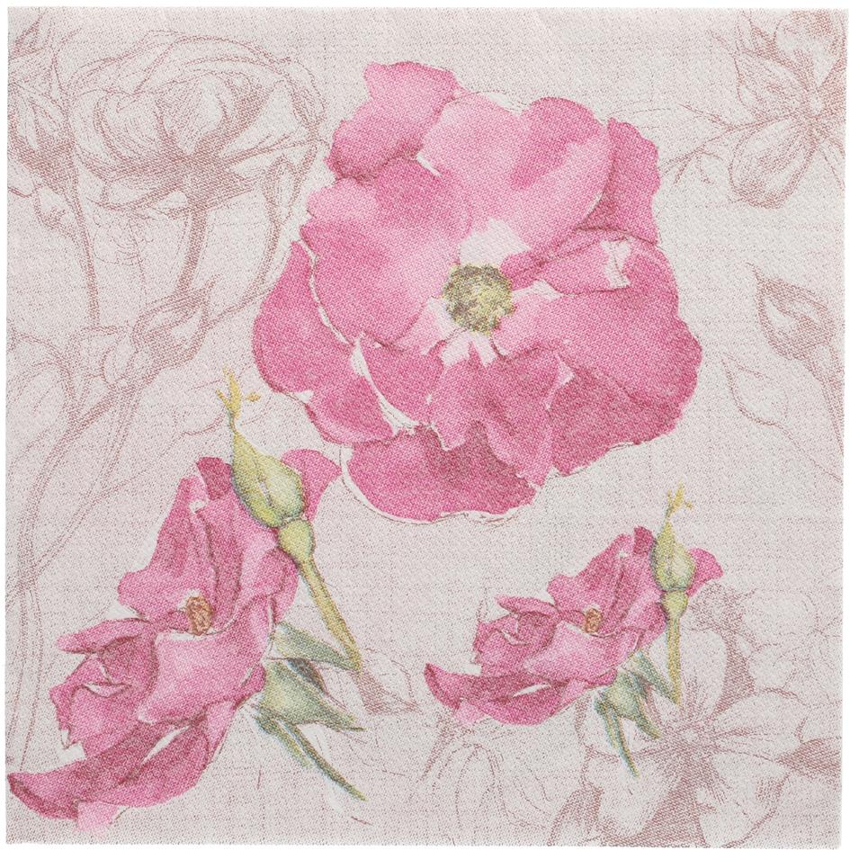 PAPSTAR Serviette  motif 'ROYAL Collection Blossom'