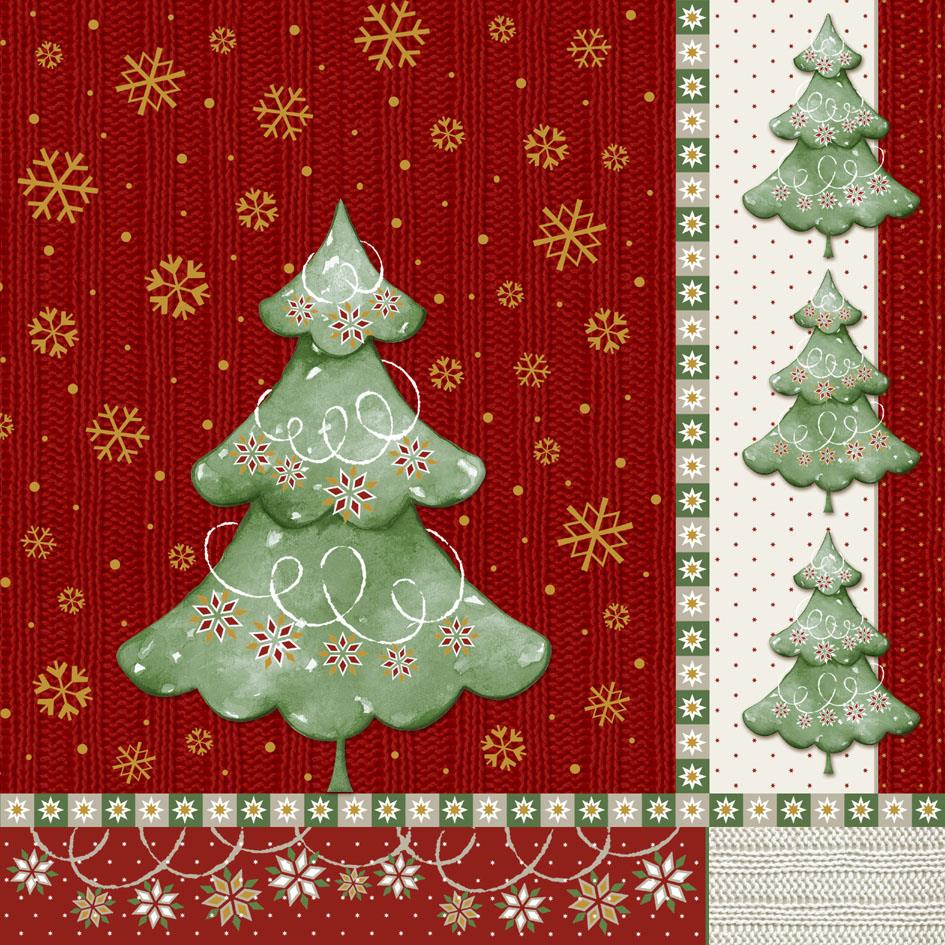 PAPSTAR Serviette  motif de Nol 'Winter Harmony'