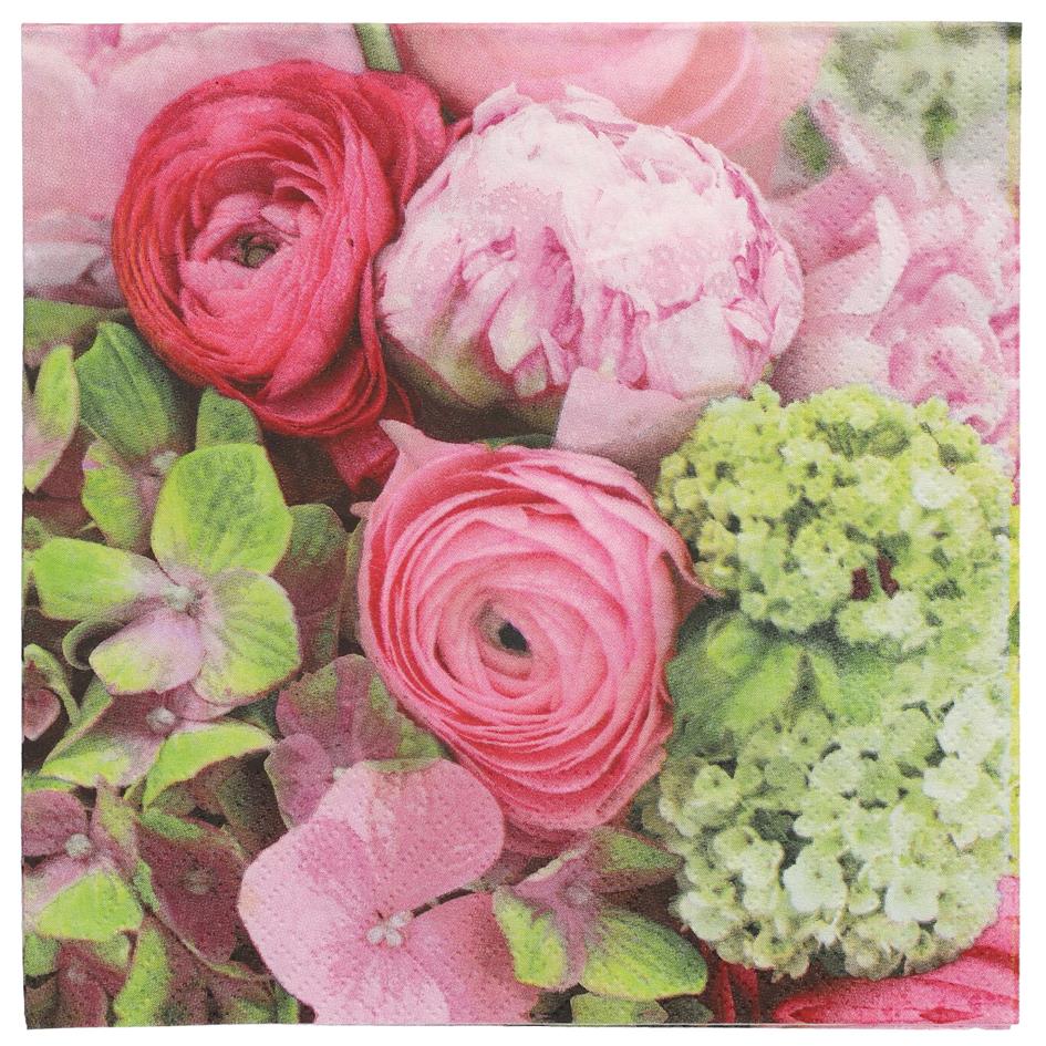 PAPSTAR Serviette � motif 'Lavande', 330 x 330 mm