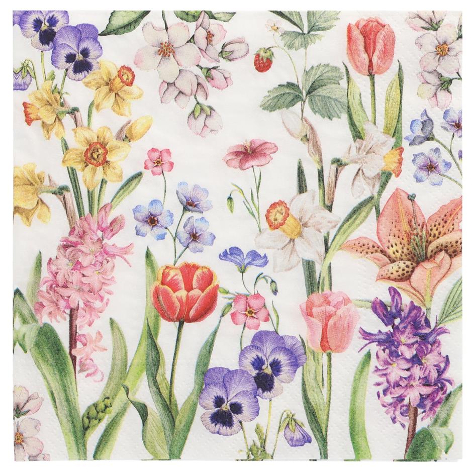 PAPSTAR Serviette � motif 'Sunflower Bouquet', 330 x 330 mm