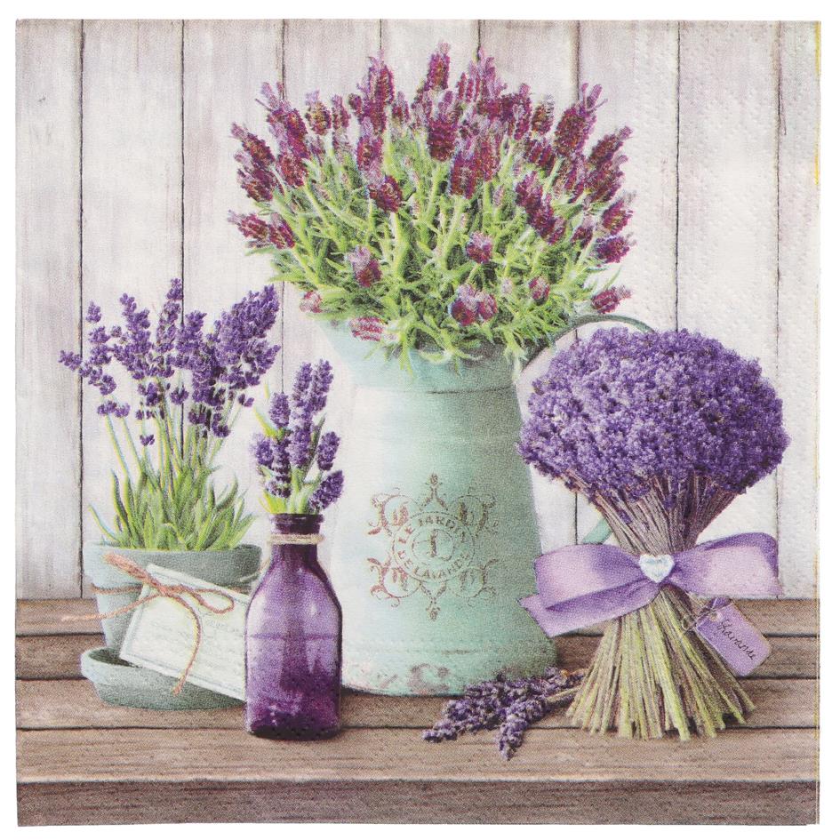 PAPSTAR Serviette � motif 'Marguerite', 330 x 330 mm