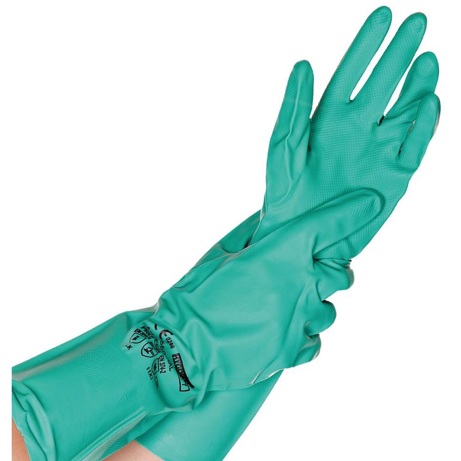 HYGOSTAR Gant Universal en nitrile 'PROFESSIONAL', S, vert