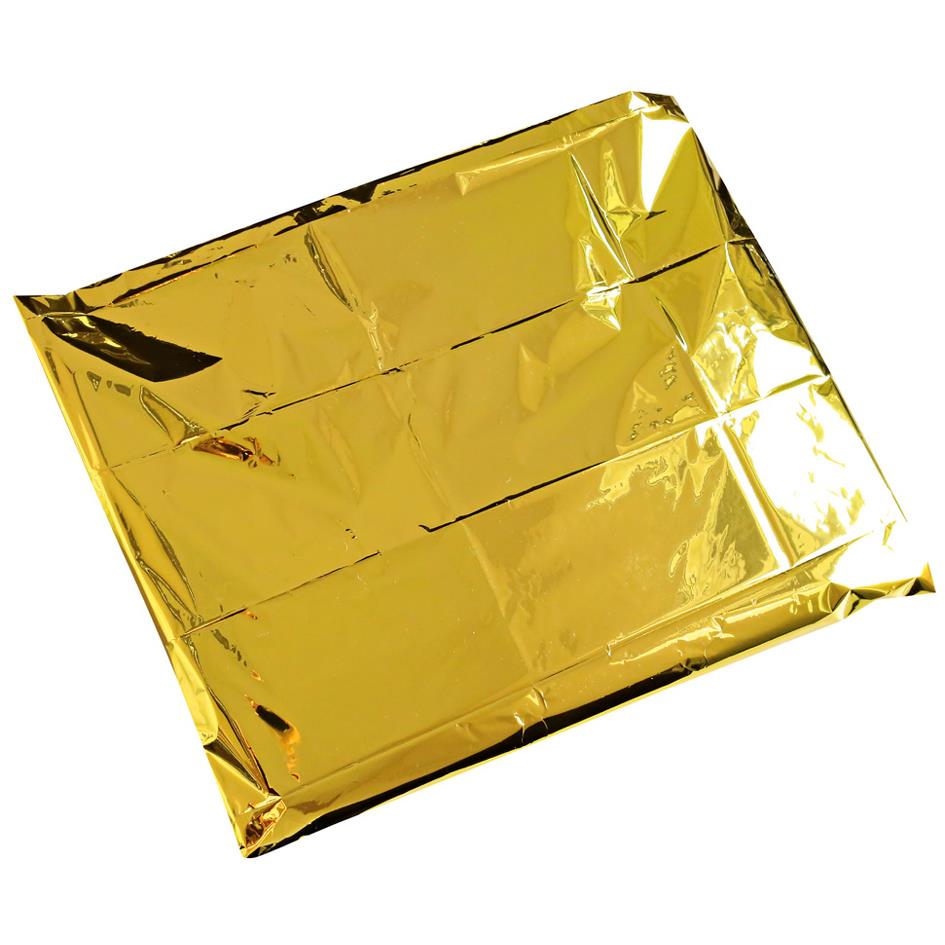 HYGOSTAR couverture de survie, 1.600 x 2.100 mm, argent/or