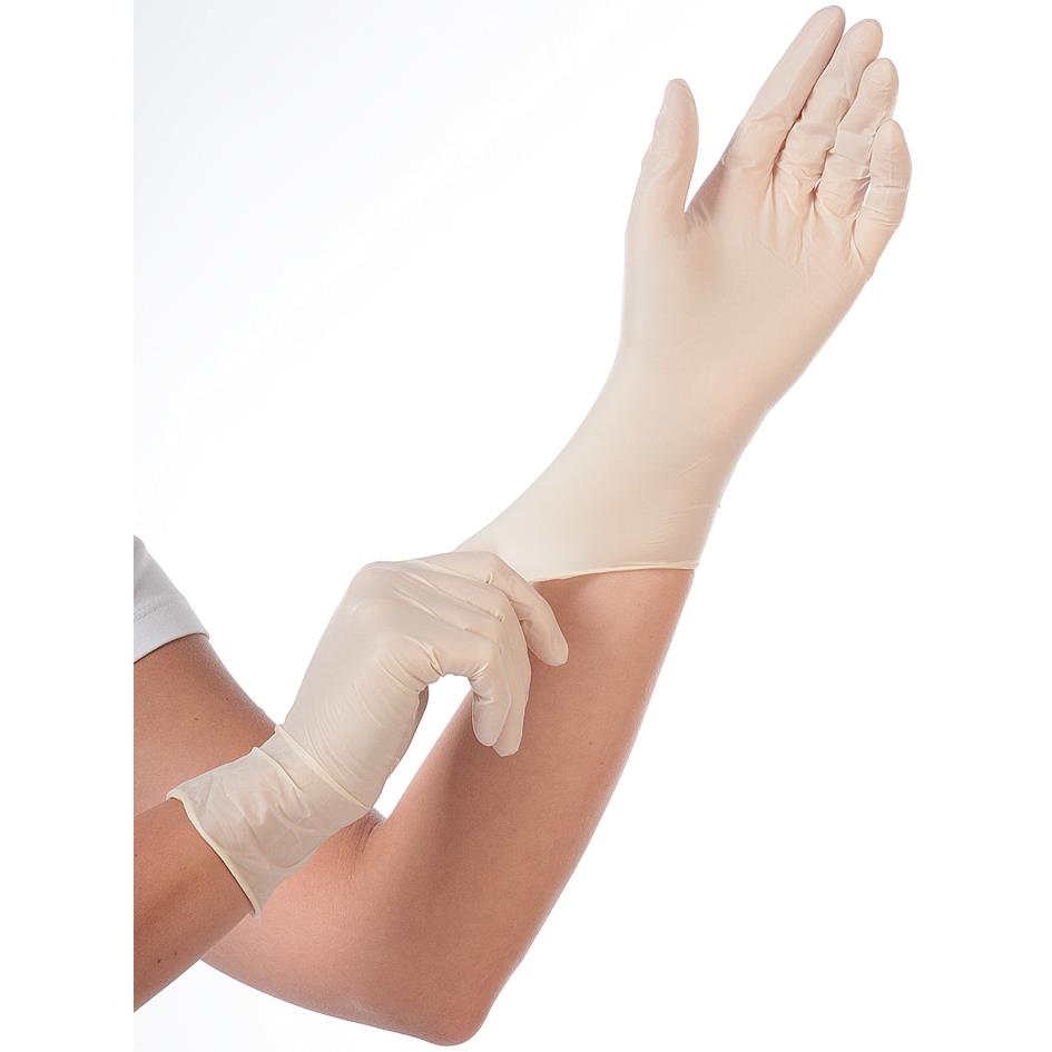 HYGONORM Gant en latex 'SKIN LIGHT', L, blanc