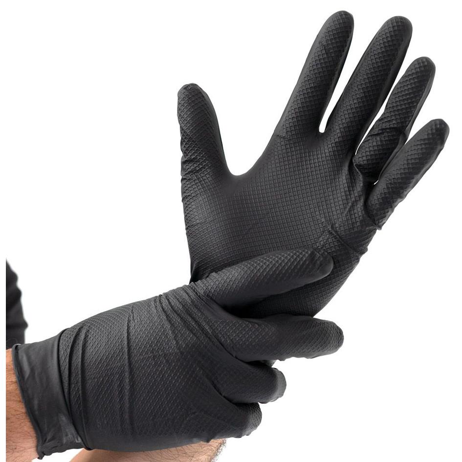 HYGOSTAR Gant en nitrile 'POWER GRIP', M, orange