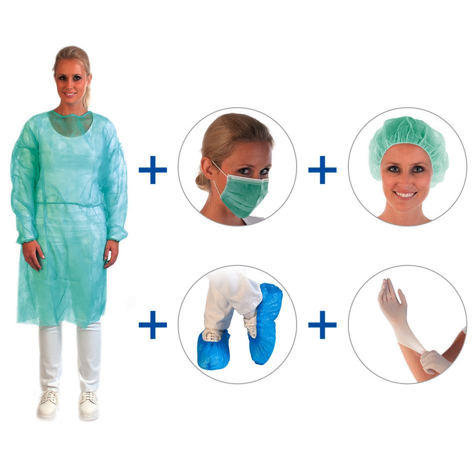 HYGOSTAR Kit de protection SARM II, 5 pices, vert