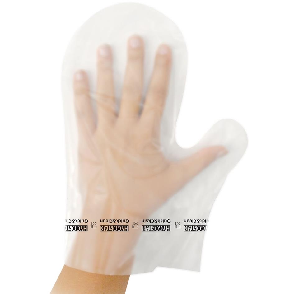 HYGOSTAR Gant hyginique moufle, en coex, transparent