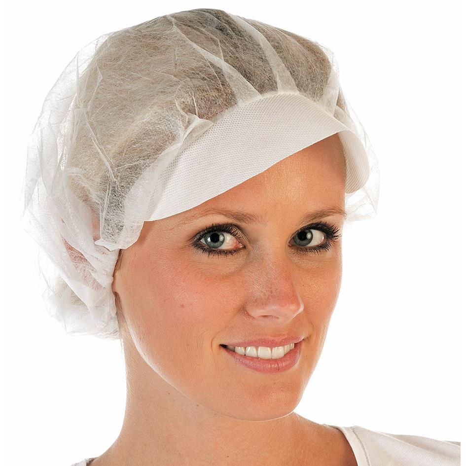 HYGOSTAR Charlotte de protection LIGHT avec visire, blanc