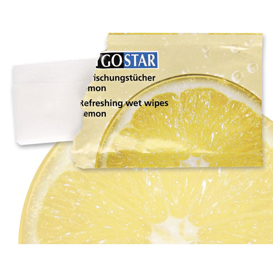 HYGOSTAR Tissu rafrachissant Lemon, carton de 100