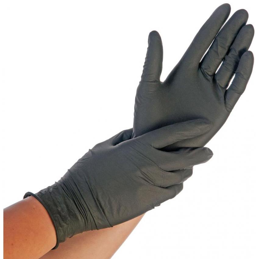 HYGONORM Gant nitrile Safe Fit, S, sans poudre, bleu