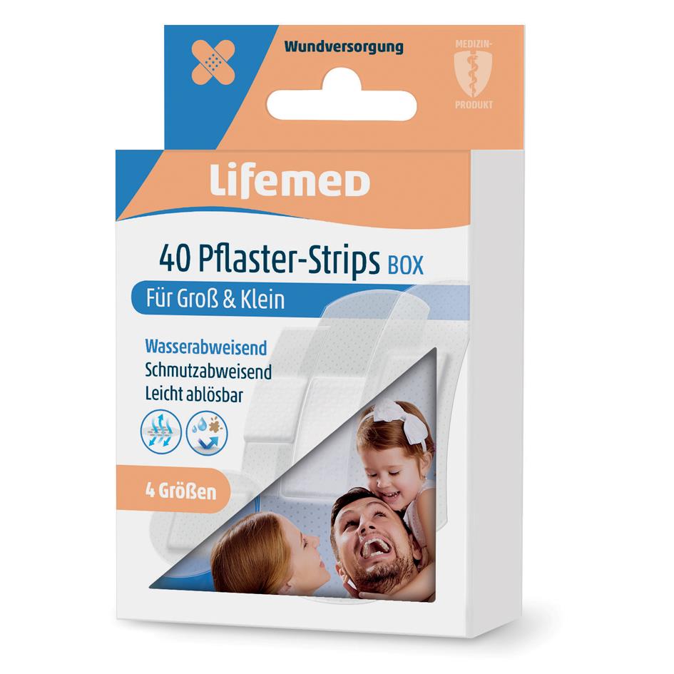 Lifemed Pansement 'Allround', 40 pices, semi-transparent