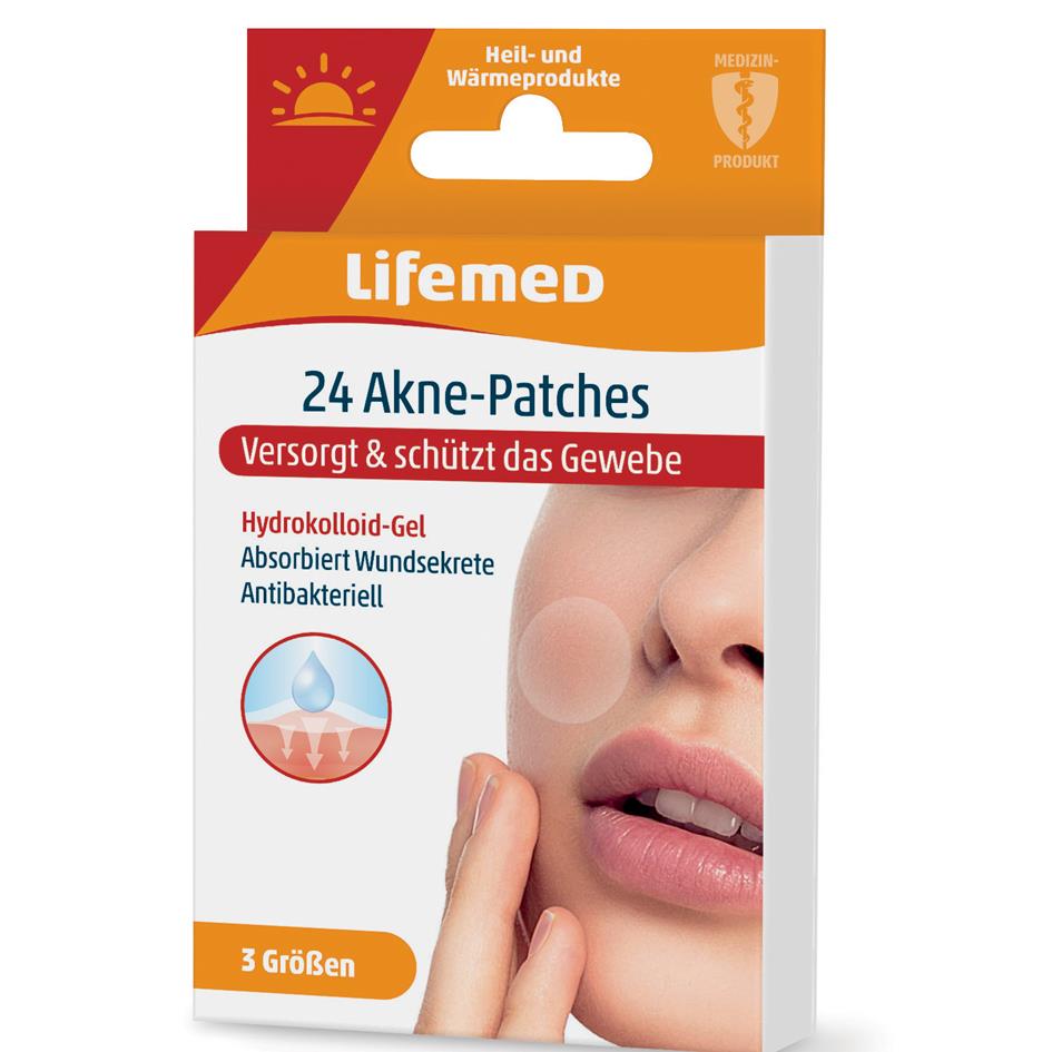 Lifemed Patch contre l'acn, 3 tailles, transparent