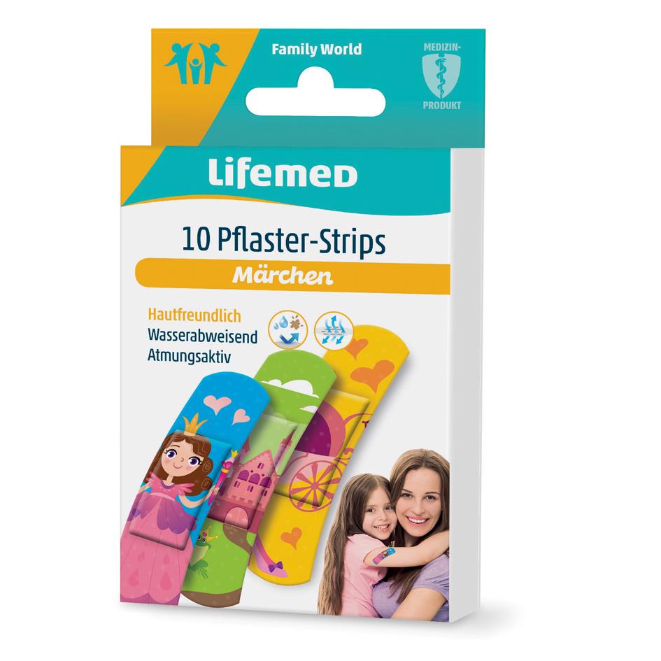 Lifemed Pansement pour enfants 'Conte de fes' paquet de 10