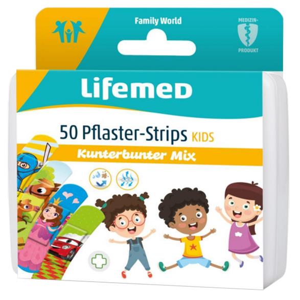 Lifemed Pansement pour enfants 'Mix', bote de 50