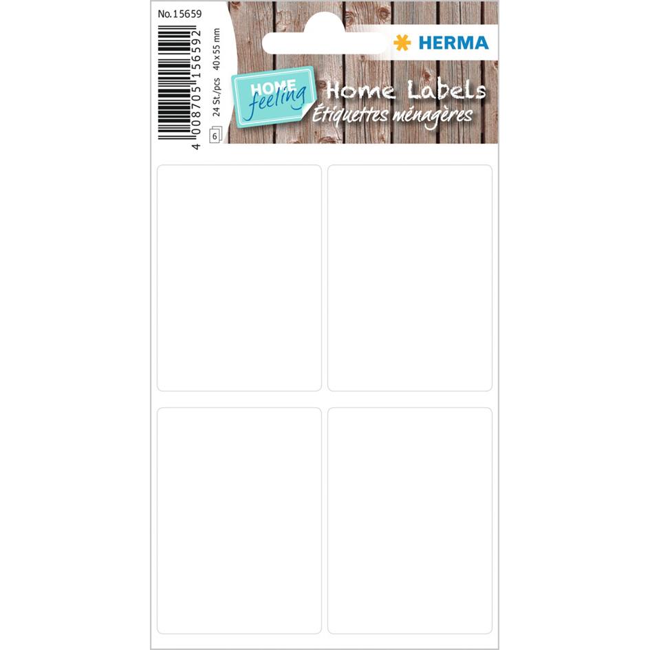 HERMA tiquette de cuisine HOME, 25 x 40 mm, blanc