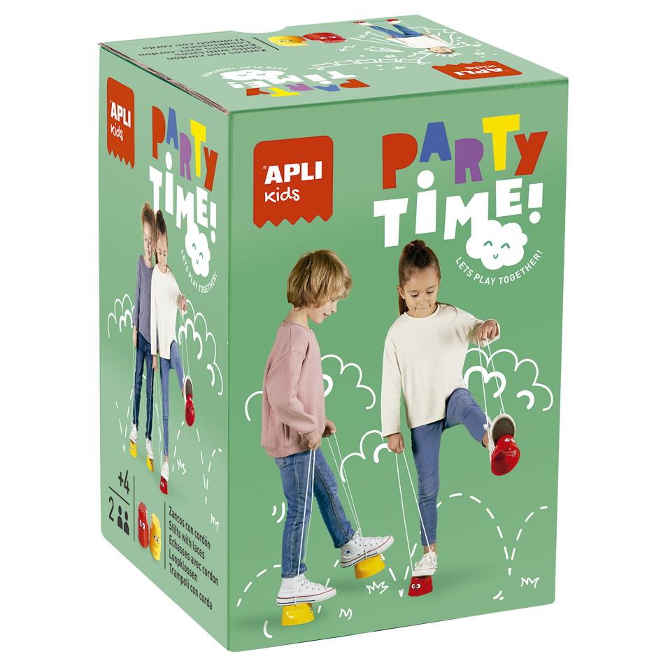 agipa APLI Kids Echasses avec cordon, set de 2 paires