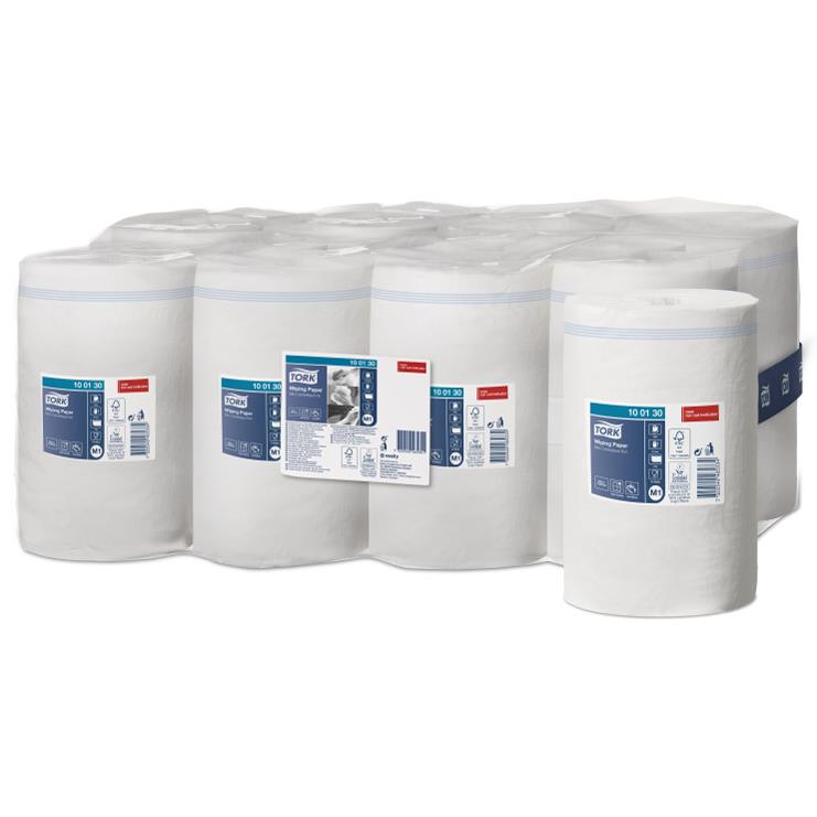 TORK Rouleau nettoyant multi-usage, 1 pli, 120 m, blanc