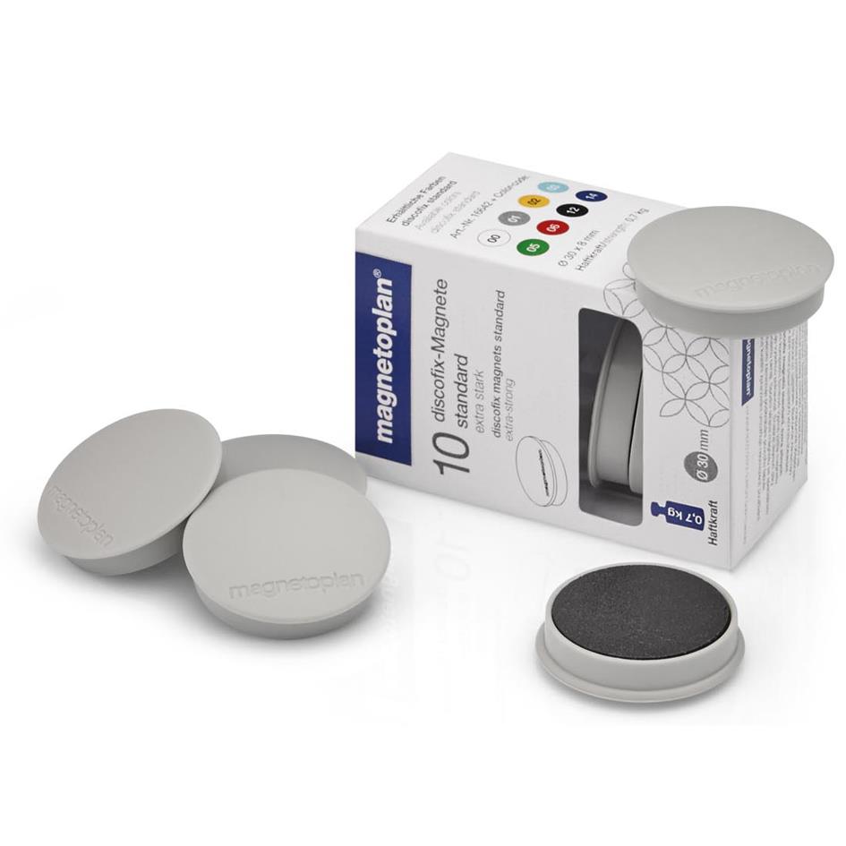 magnetoplan Discofix aimant rond 'standard', rouge