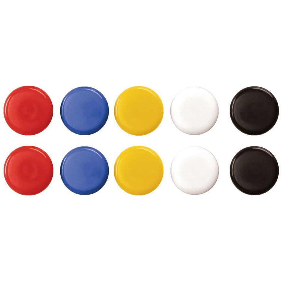 magnetoplan aimants de signalisation 20 mm, assorti