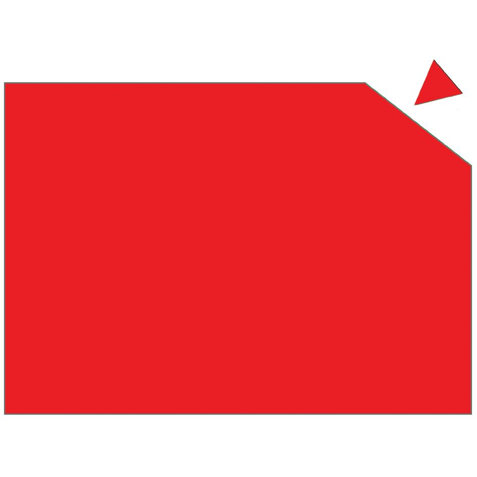 FRANKEN Plaque magntique, 200 x 295 x 0,6 mm, rouge