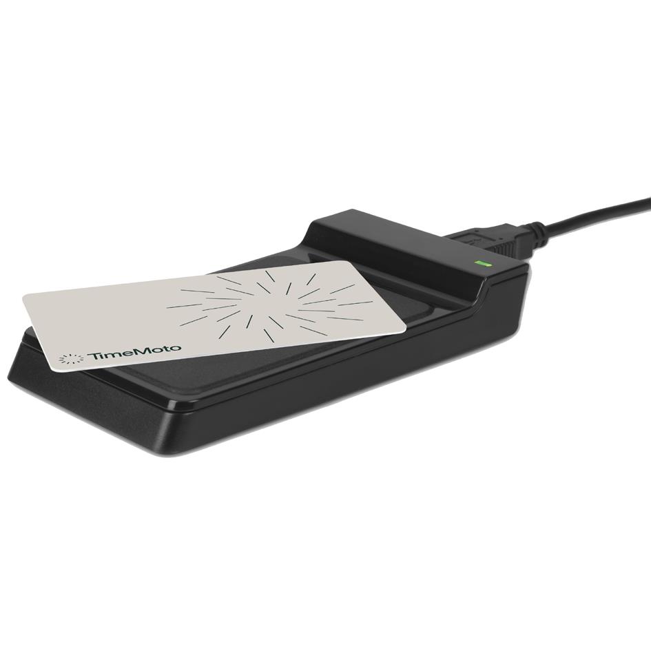 TimeMoto Lecteur USB RFID RF-150, noir