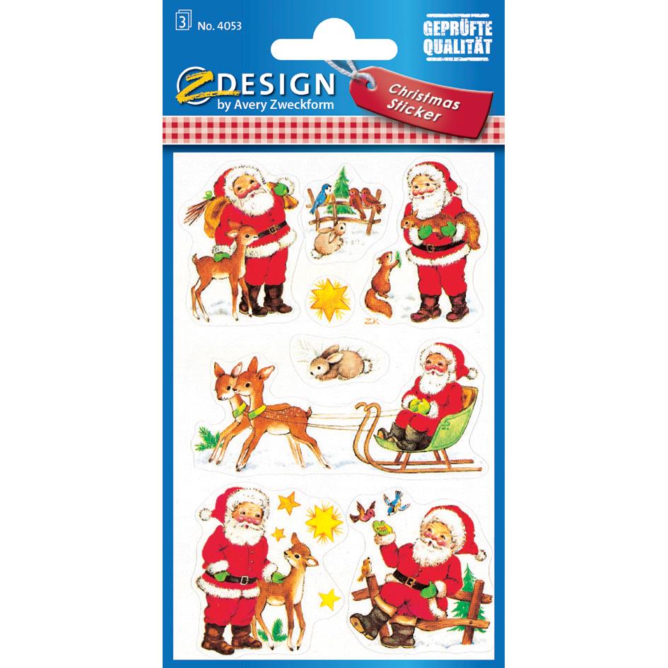 AVERY Zweckform ZDesign sticker Noel 'Arbres de Noel'