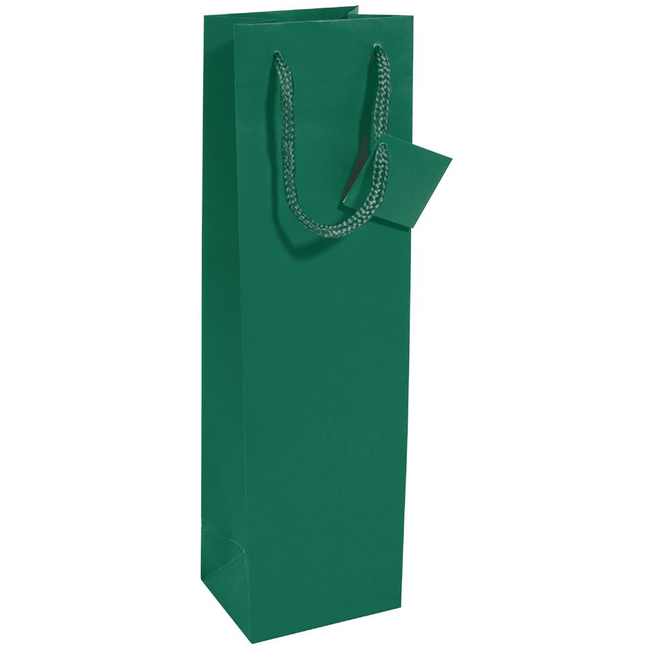 sigel Sac  bouteille, vernis mat, pour une bouteille, vert