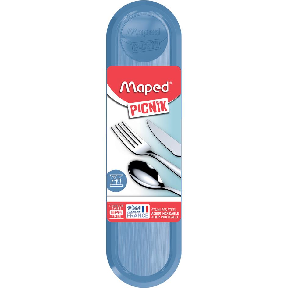 Maped PICNIK Set de couverts CONCEPT,bote de rangement gris