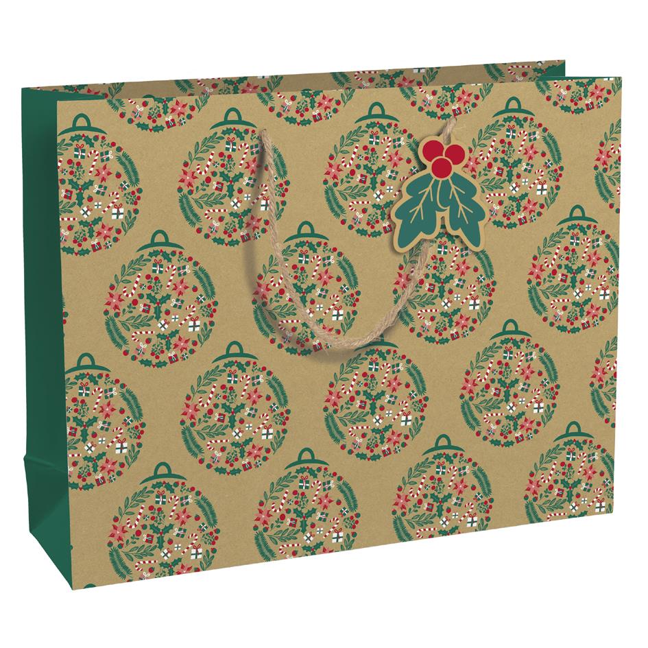 Clairefontaine Sac cadeau de Nol 'Holly', grand