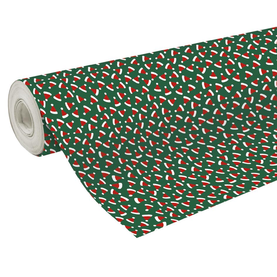 Clairefontaine Papier cadeau de Nol 'Bonnets de Nol'