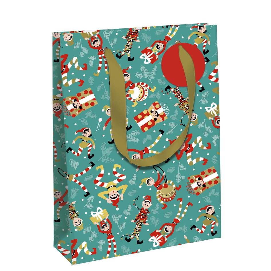 Clairefontaine Sac cadeau de Nol 'Esprit de Noel', large