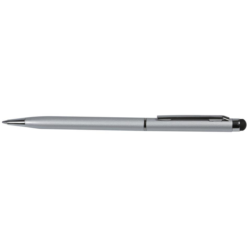 EXACOMPTA Stylo bille 'Twist' avec embout tactile, argent