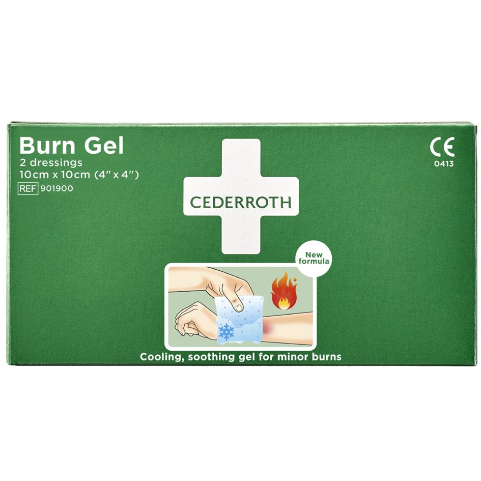 CEDERROTH Compresse gel pour brlures, 100 x 100 mm