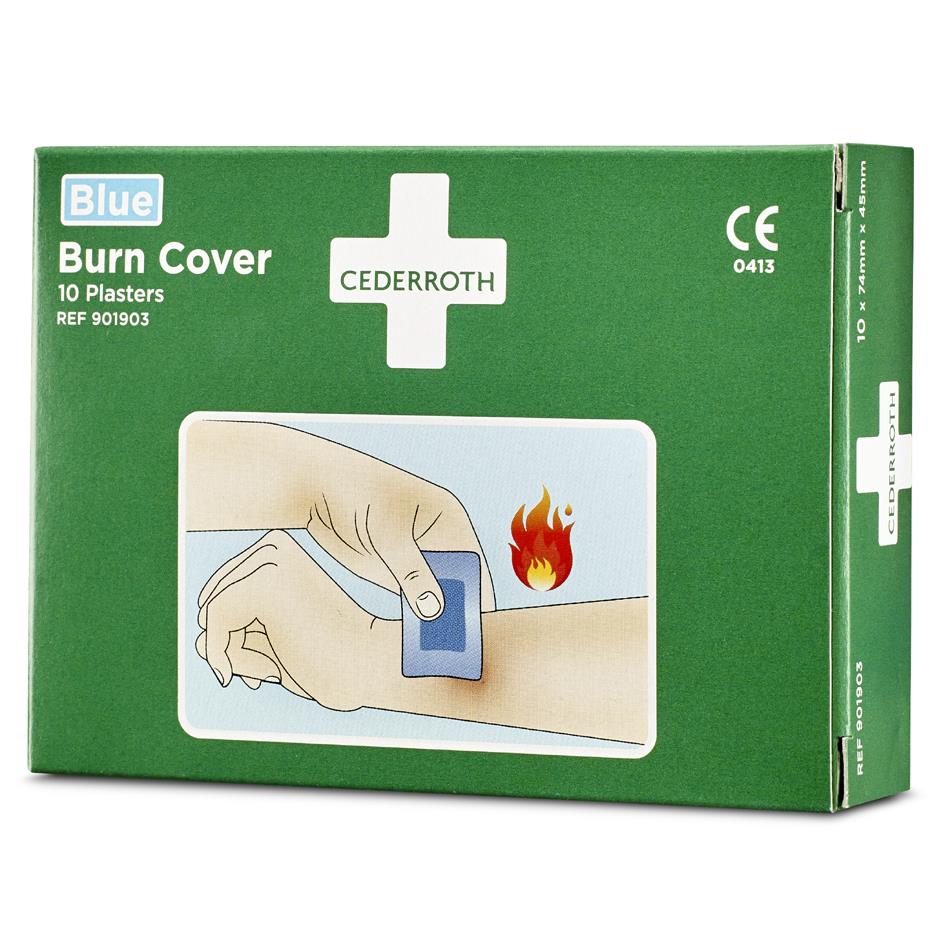 CEDERROTH Compresse pour brlures 'Burn Cover', 74 x 45 mm