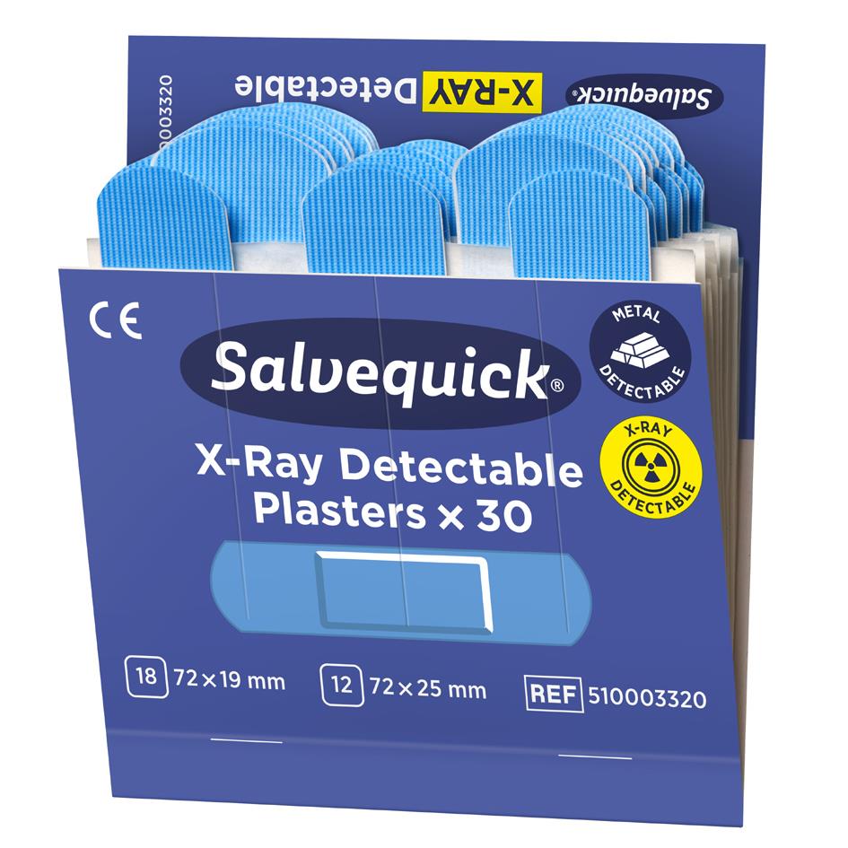 CEDERROTH Pansement Salvequick X-Ray Detectable, recharge