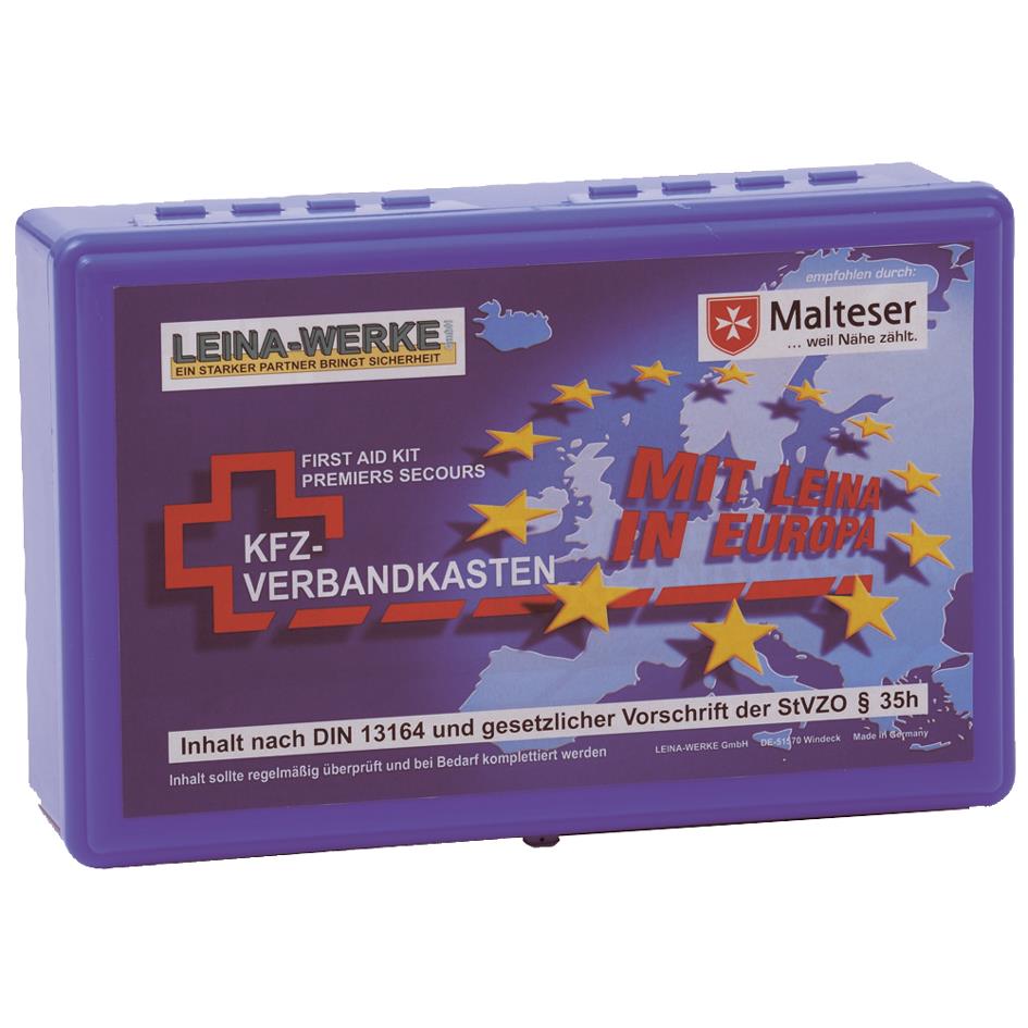 LEINA Bote de premiers secours pour automobile Euro,