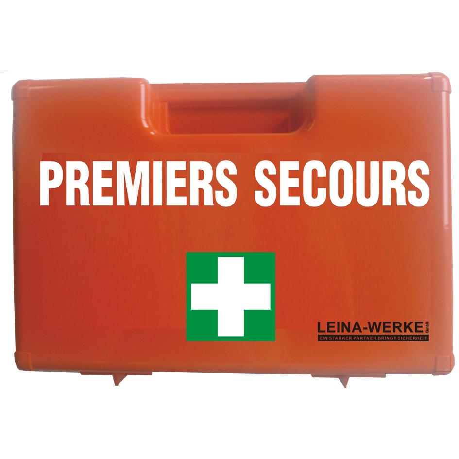 LEINA Mallette de 'PREMIERS SECOURS', quip norme DIN 13157