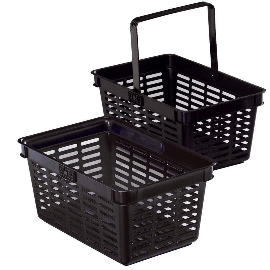 DURABLE Panier  provision SHOPPING BASKET 19, noir