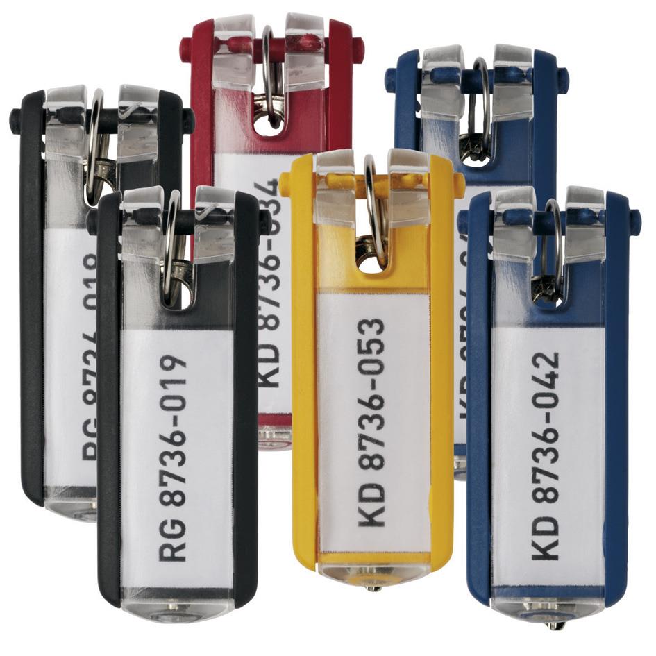DURABLE Porte-cls KEY CLIP, bleu