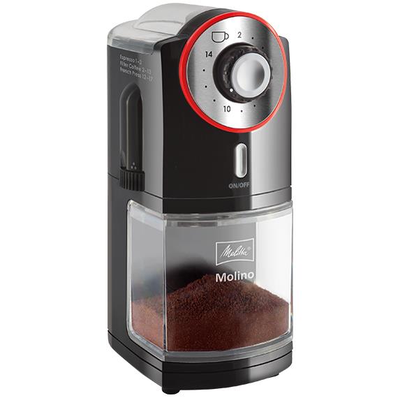 Melitta Moulin  caf 'MOLINO', noir / rouge